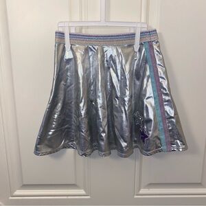 Girls Silver Star Skirt